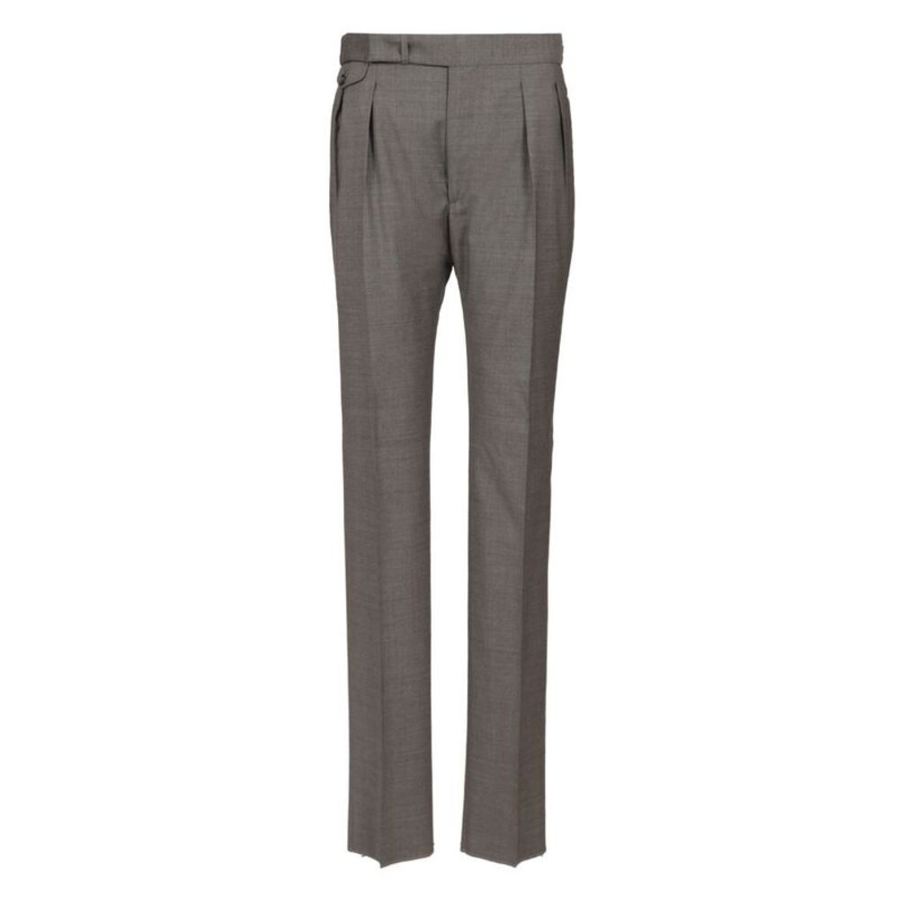 Tagliatore Men Pantalone Tagliatore Pinces Taschino Cinturino 99 Lana 1 Elastan
